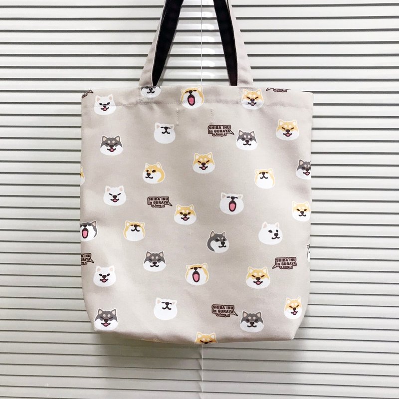 仓屋新品 柴犬 涤纶帆布袋 防水 - 侧背包/斜挎包 - 聚酯纤维 多色