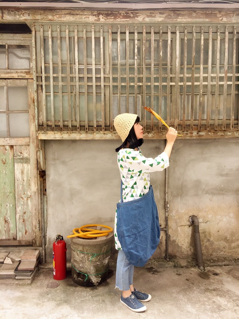 百搭单宁造型包/斜背包/肩背包/大容量 - 侧背包/斜挎包 - 棉．麻 