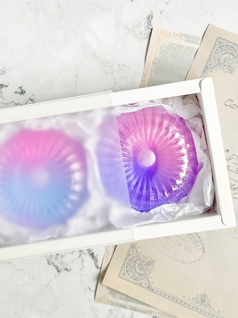 双色甜甜圈皂二入礼盒 附提袋 - 肥皂/手工皂 - 其他材质 