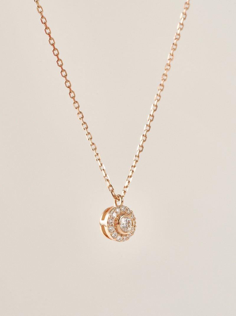 | SUBLIME闪耀项链 | 18K金 钻石轻珠宝//圣诞礼物 - 项链 - 贵金属 