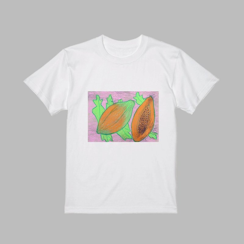 中性短䄂T恤 | 木瓜B0002 | 茶茶艺术家 - 中性连帽卫衣/T 恤 - 棉．麻 多色