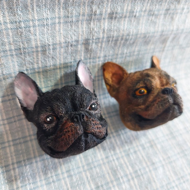 定制化•法斗扩香石•出风口夹•车用香氛•付香氛精油 - 订制抱枕/饰品 - 石头 黑色