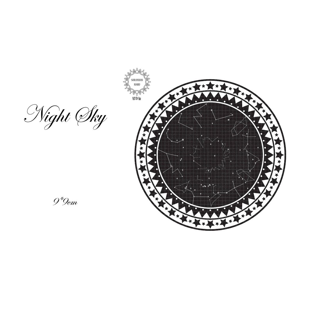 Night sky Doily (soranhan haru) - 贴纸 - 纸 