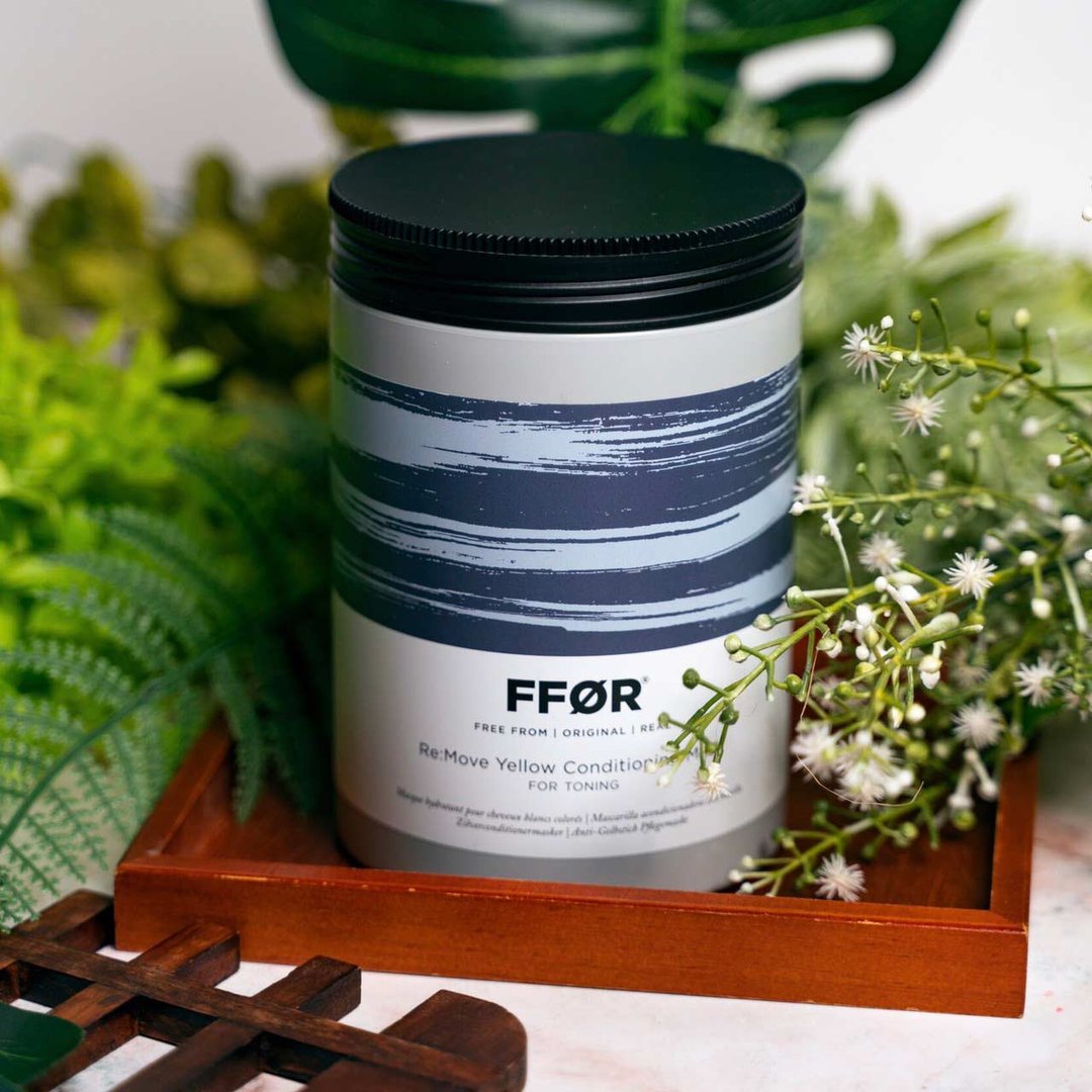 英国FFOR维根 冷萃发膜 | 修护漂染发冷色调矫色消枯黄 1000ml - 润发用品 - 其他材质 紫色