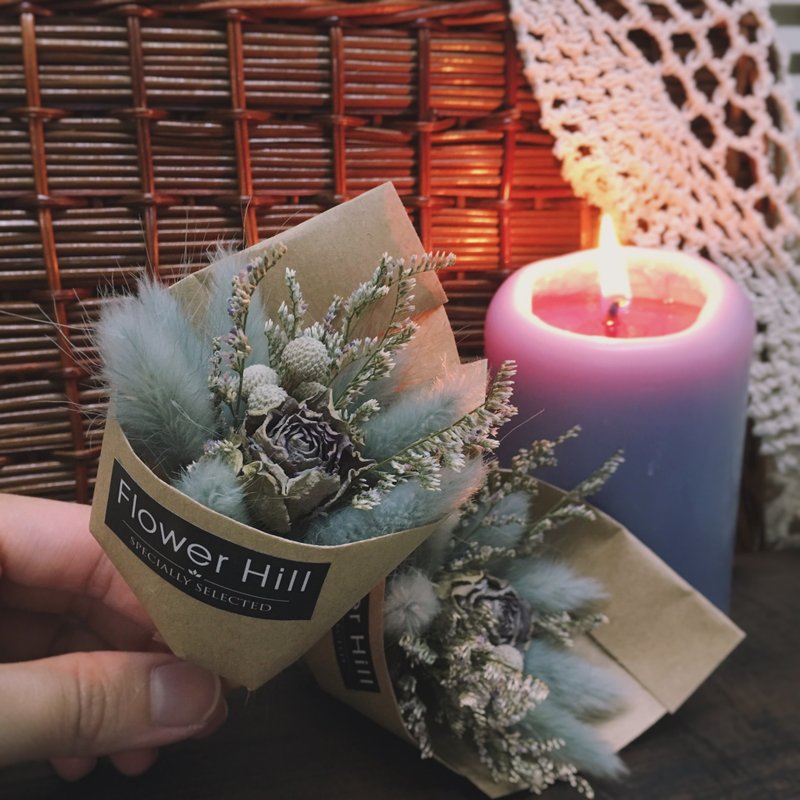 迷你掌上花束-定制      干燥花 婚礼小物 毕业花束 产品摄影道具 - 干燥花/捧花 - 植物．花 