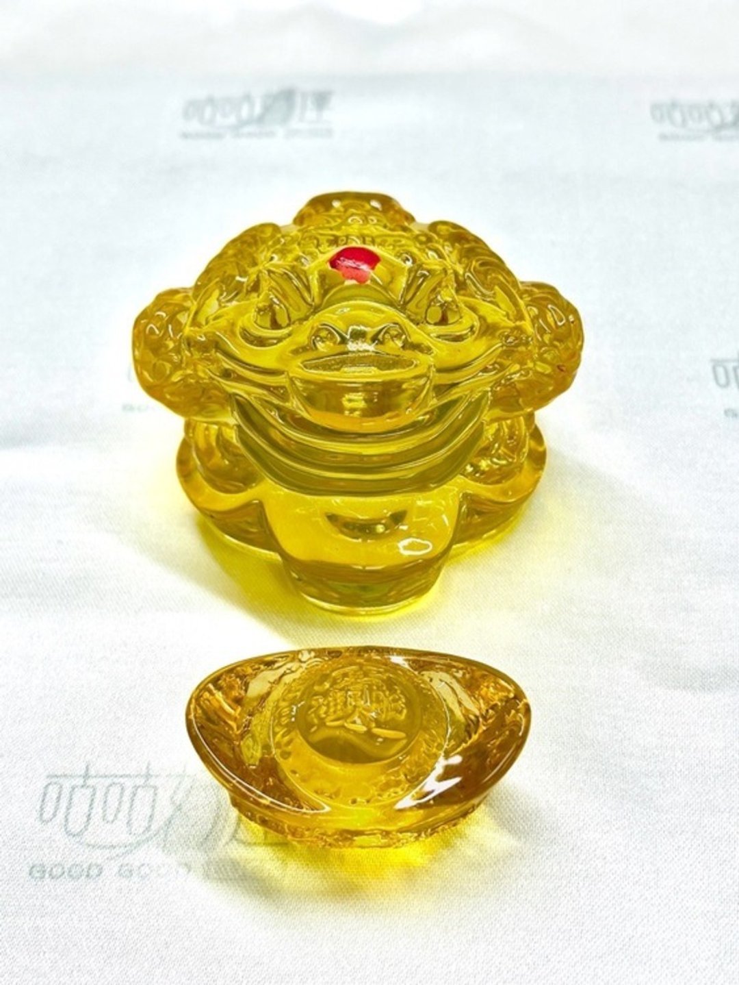富贵咬钱金蟾蜍  含开光 招财运 招业绩 聚财 开运 咬钱 - 摆饰 - 其他材质 