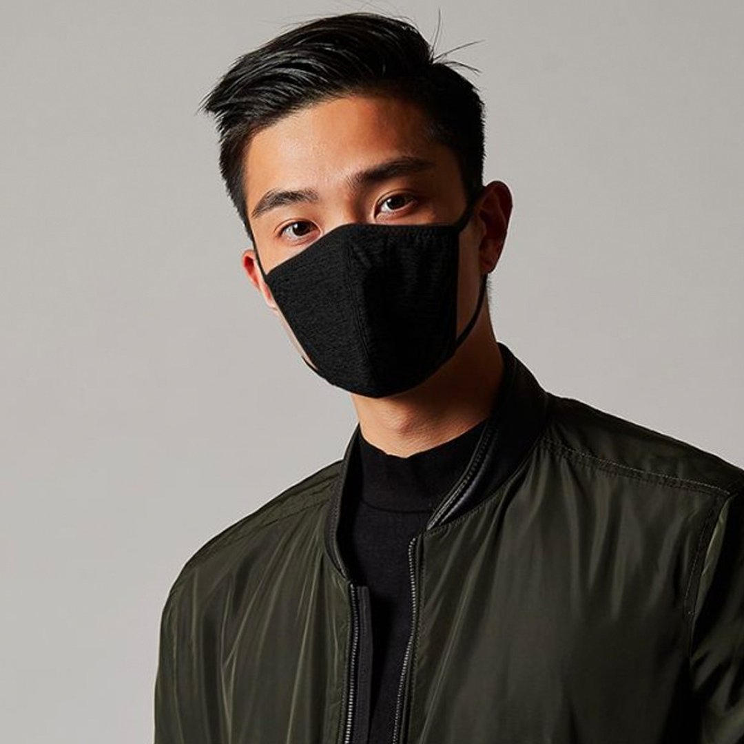 香港 MasKolor PRO 2.0 Black 黑色 可机洗抗菌口罩 - 口罩 - 其他人造纤维 黑色