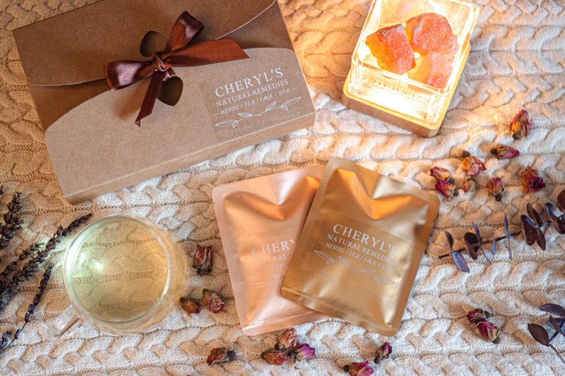 有机花草茶自信美系列 - 礼盒(12包) - 茶 - 植物．花 粉红色