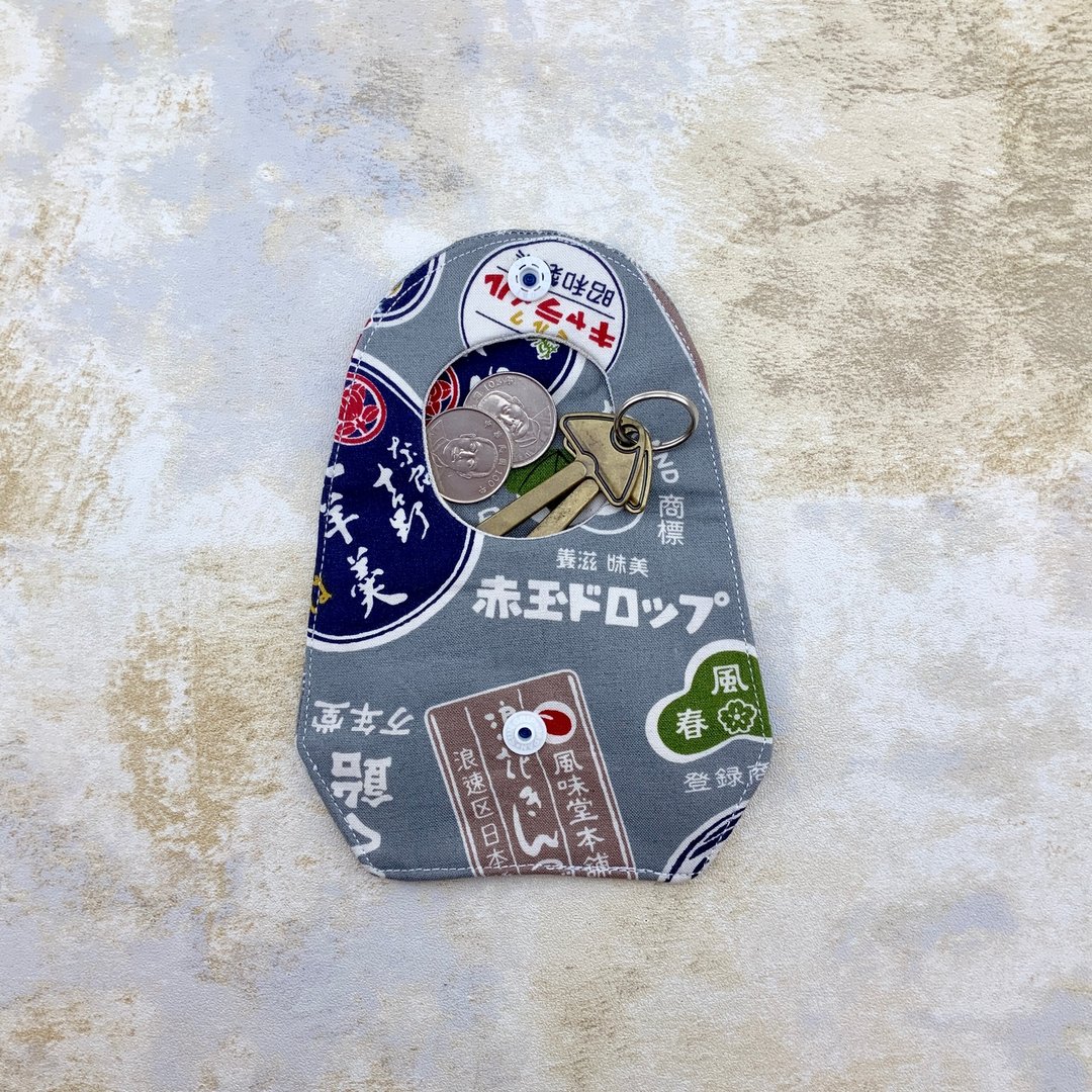 纯棉可爱零钱包/耳机印章钥匙收纳 - 零钱包 - 棉 