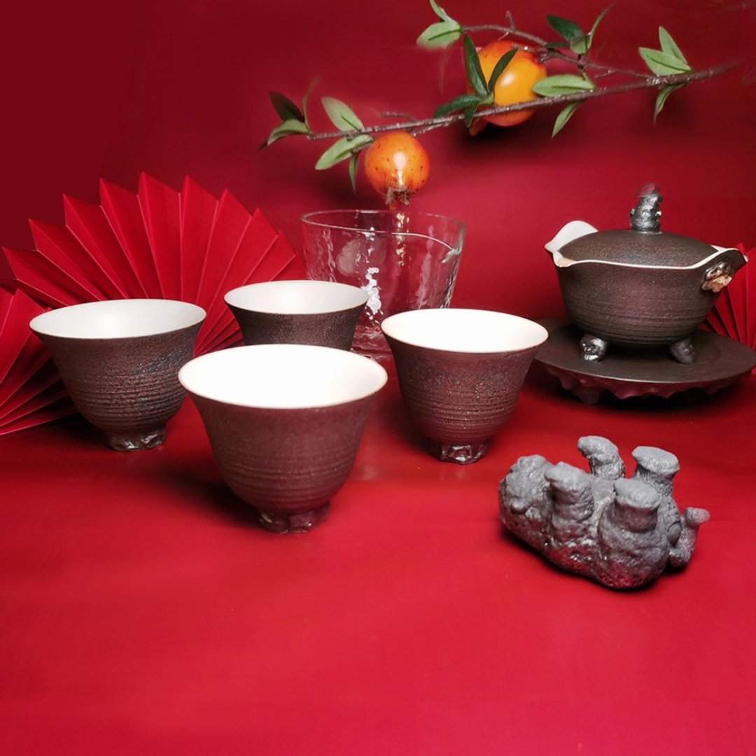北京故宫博物院禅定三不 成套茶具功夫茶具套装茶器 - 茶具/茶杯 - 陶 