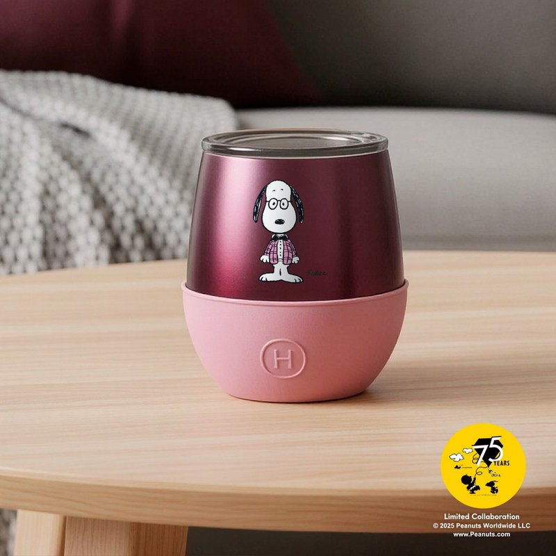 2件88折 【Pinkoi x SNOOPY】HYDY 240ml 勃根地杯-干燥玫瑰 - 保温瓶/保温杯 - 不锈钢 粉红色