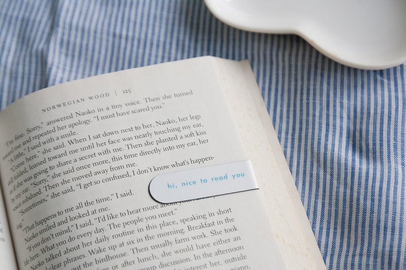 Magnet Bookmark - hi, nice to read you - 书签 - 其他材质 白色