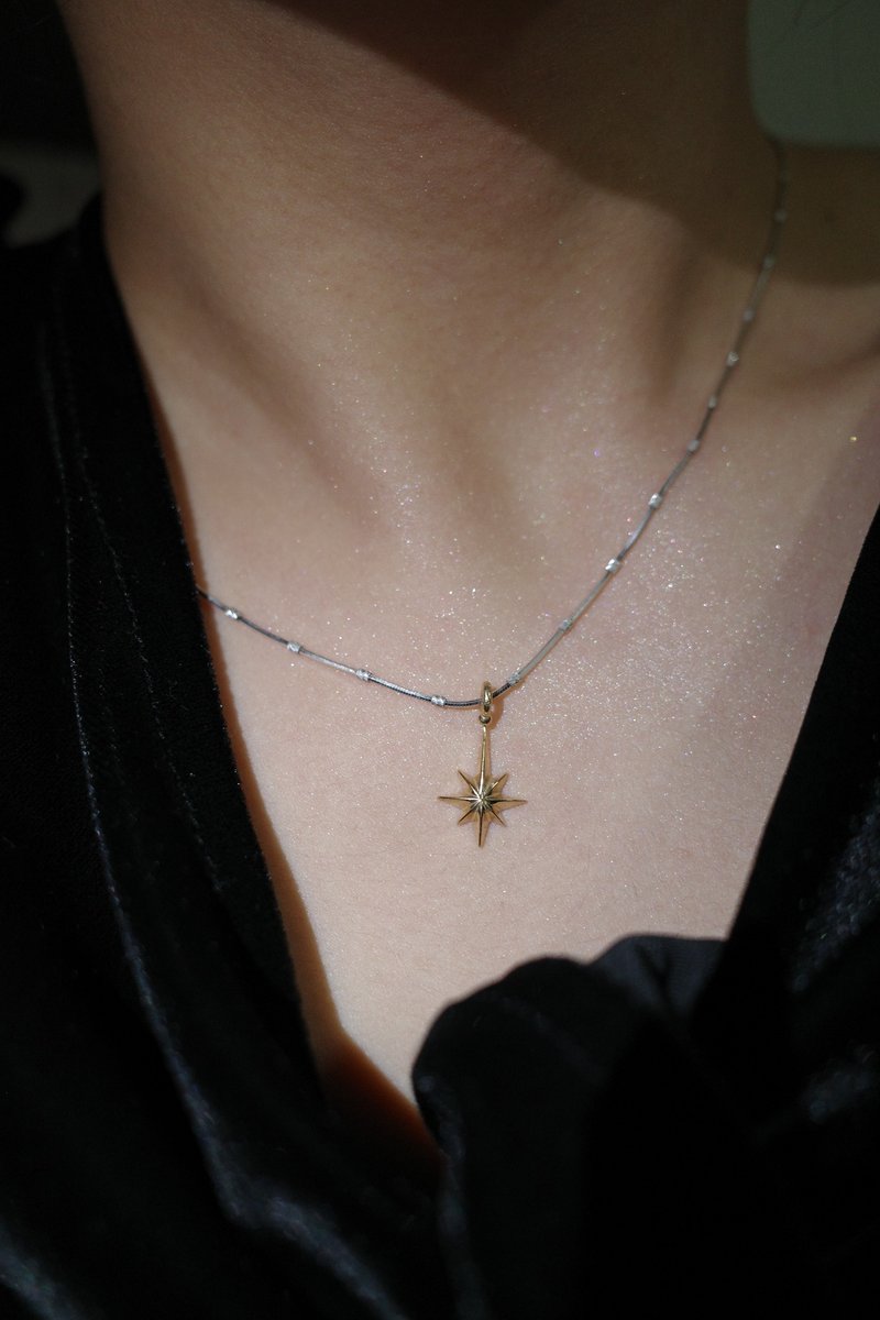 Polaris 项链 - 复合镀金款 - 项链 - 纯银 金色