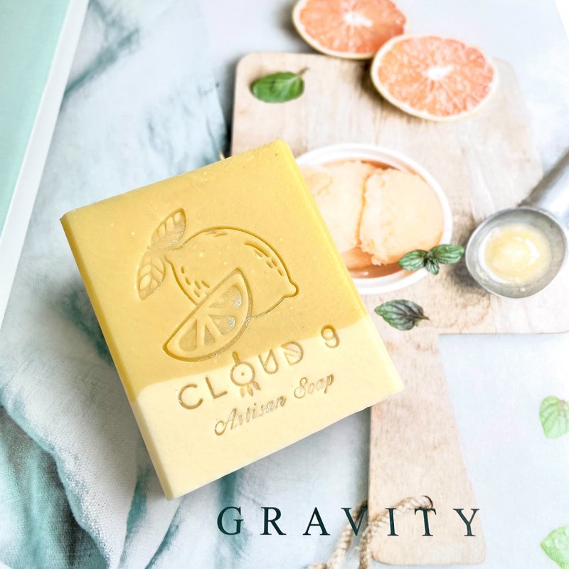 夏日清新柠檬皂 手工皂/中性肌/一般肌肤 - 肥皂/手工皂 - 精油 黄色