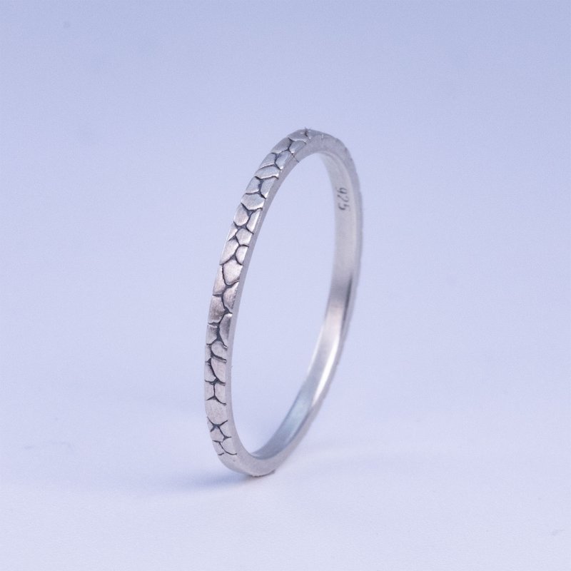 Scale SS / DR-88 - 戒指 - 纯银 银色