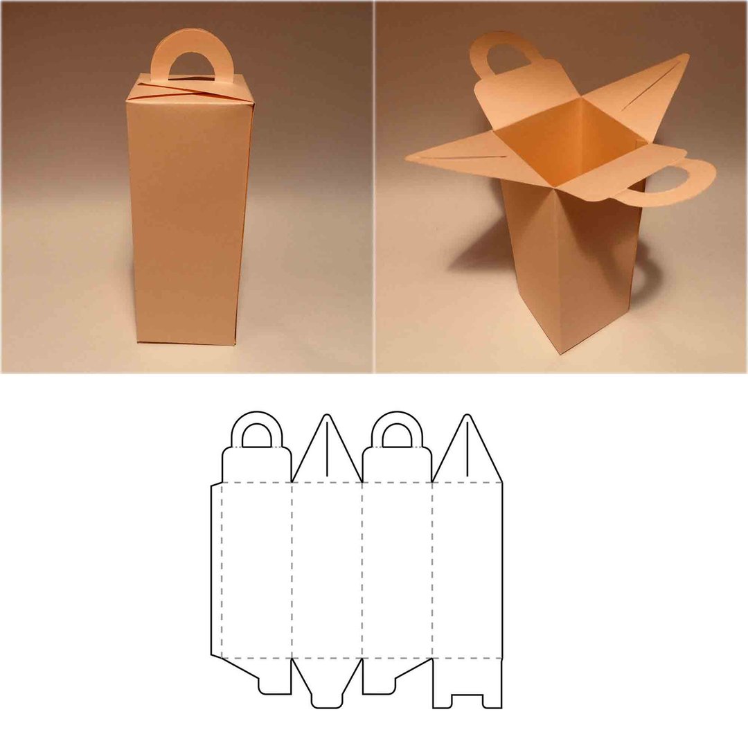 Alcohol box template, alcohol packaging, beverage box, beverage packaging, PDF - 图文模板设计 - 其他材质 