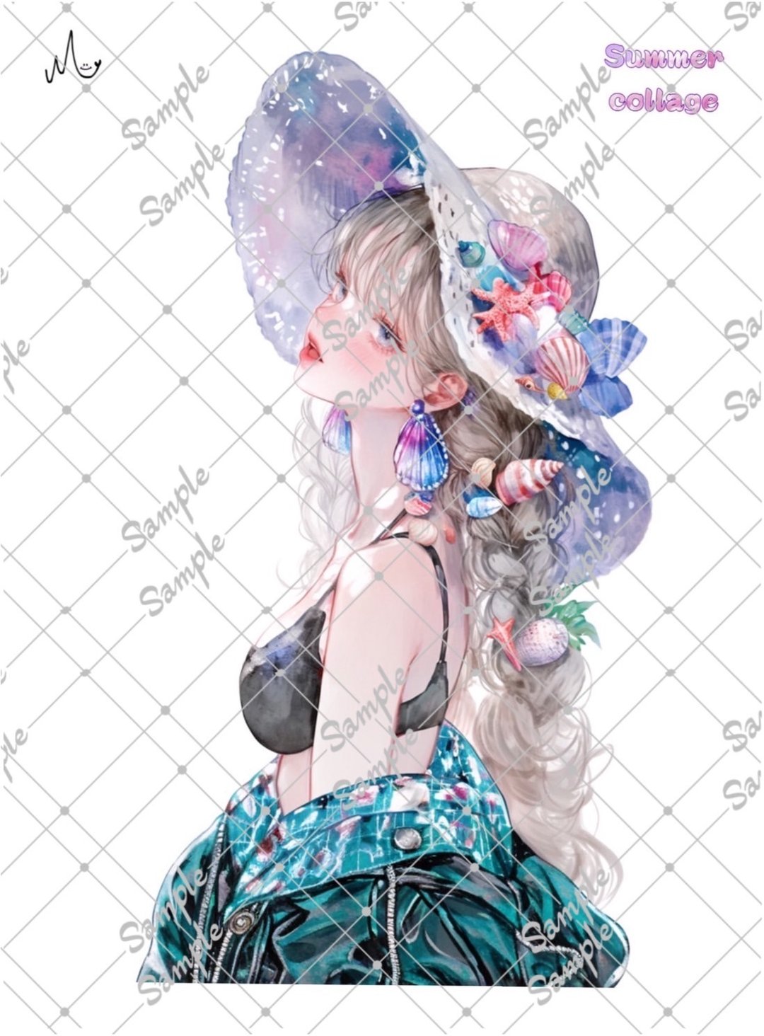 原创角色贴纸限时夏季系列至8月10日 - 贴纸 - 纸 