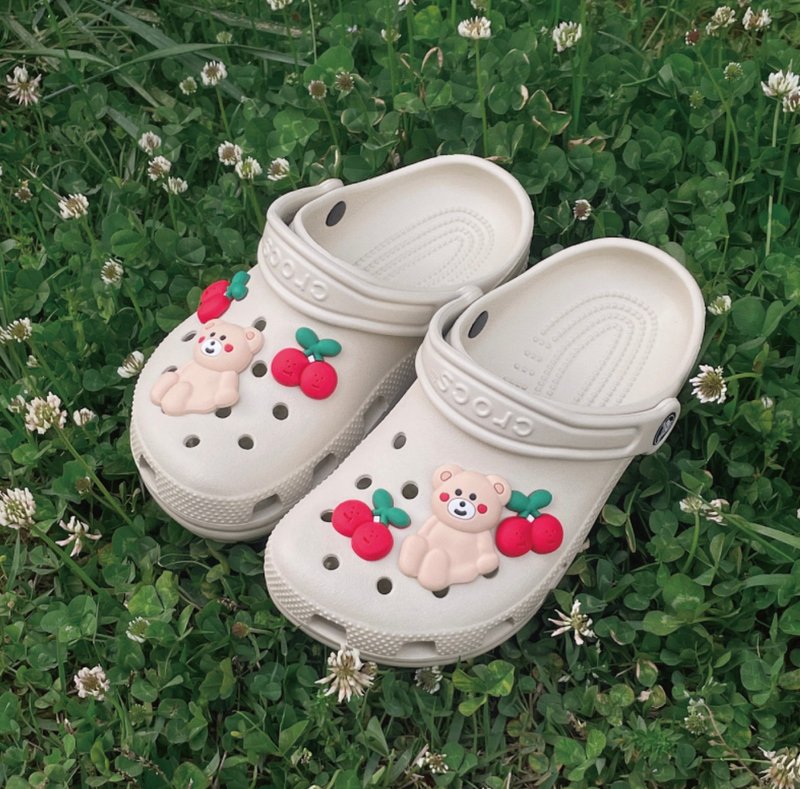 BEBE & CHERRY 造型鞋扣 / 洞洞鞋扣  ( 三入组 ) - 鞋垫/周边 - 硅胶 