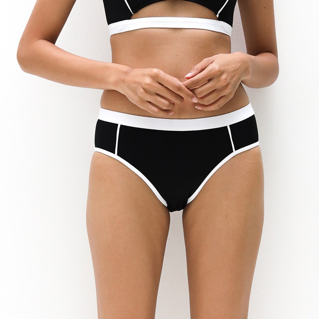 Primary low-waist bottom – 黑色 / 泳裝 (分开售卖) 030BLCK - 女装泳衣/比基尼 - 尼龙 黑色