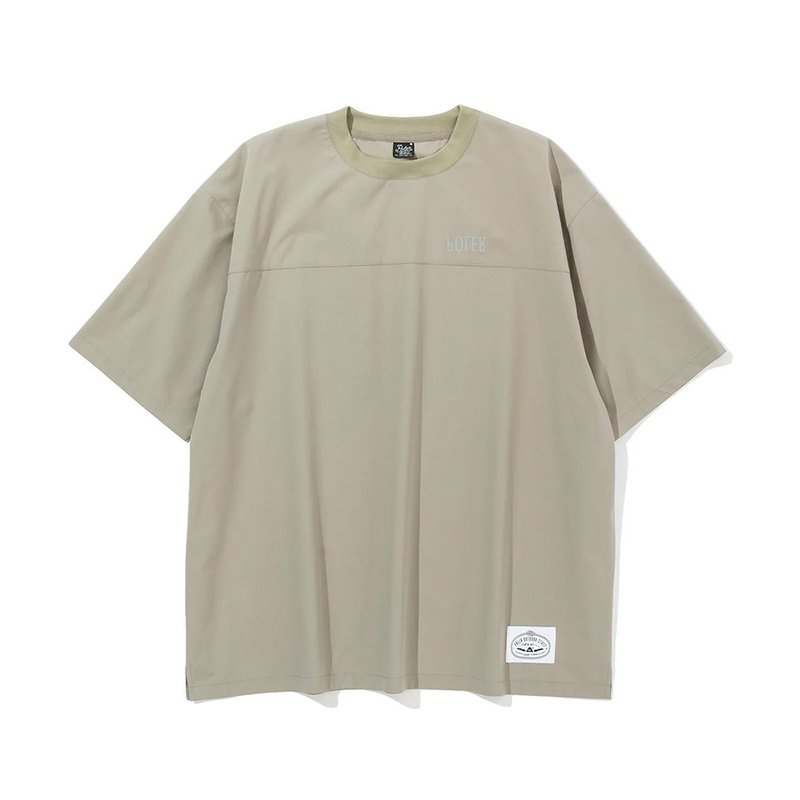 日本限定POLER RELOP2 DRY TEE 快干T恤 / 米灰 - 男装上衣/T 恤 - 聚酯纤维 卡其色