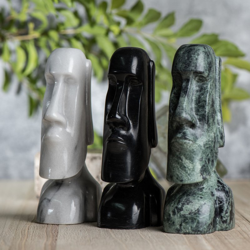 大理石摩艾像 - 其他 - 石头 