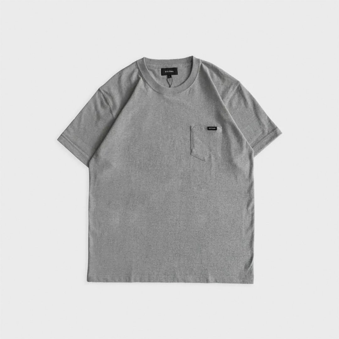 DYCTEAM - 重磅口袋TEE (gray) - 男装上衣/T 恤 - 棉 灰色