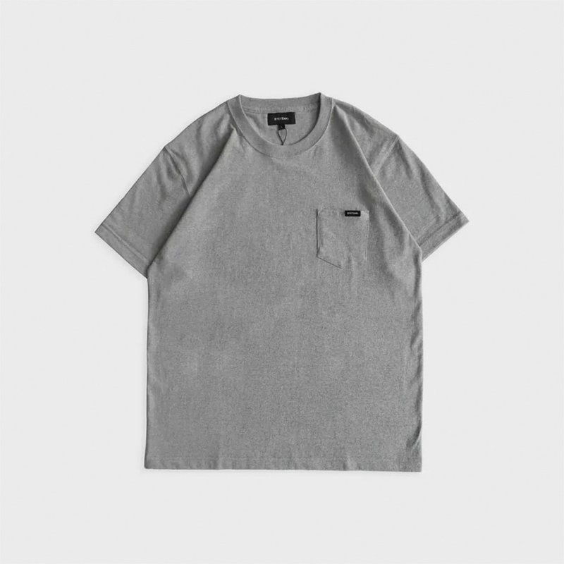 DYCTEAM - 重磅口袋TEE (gray) - 男装上衣/T 恤 - 棉．麻 灰色