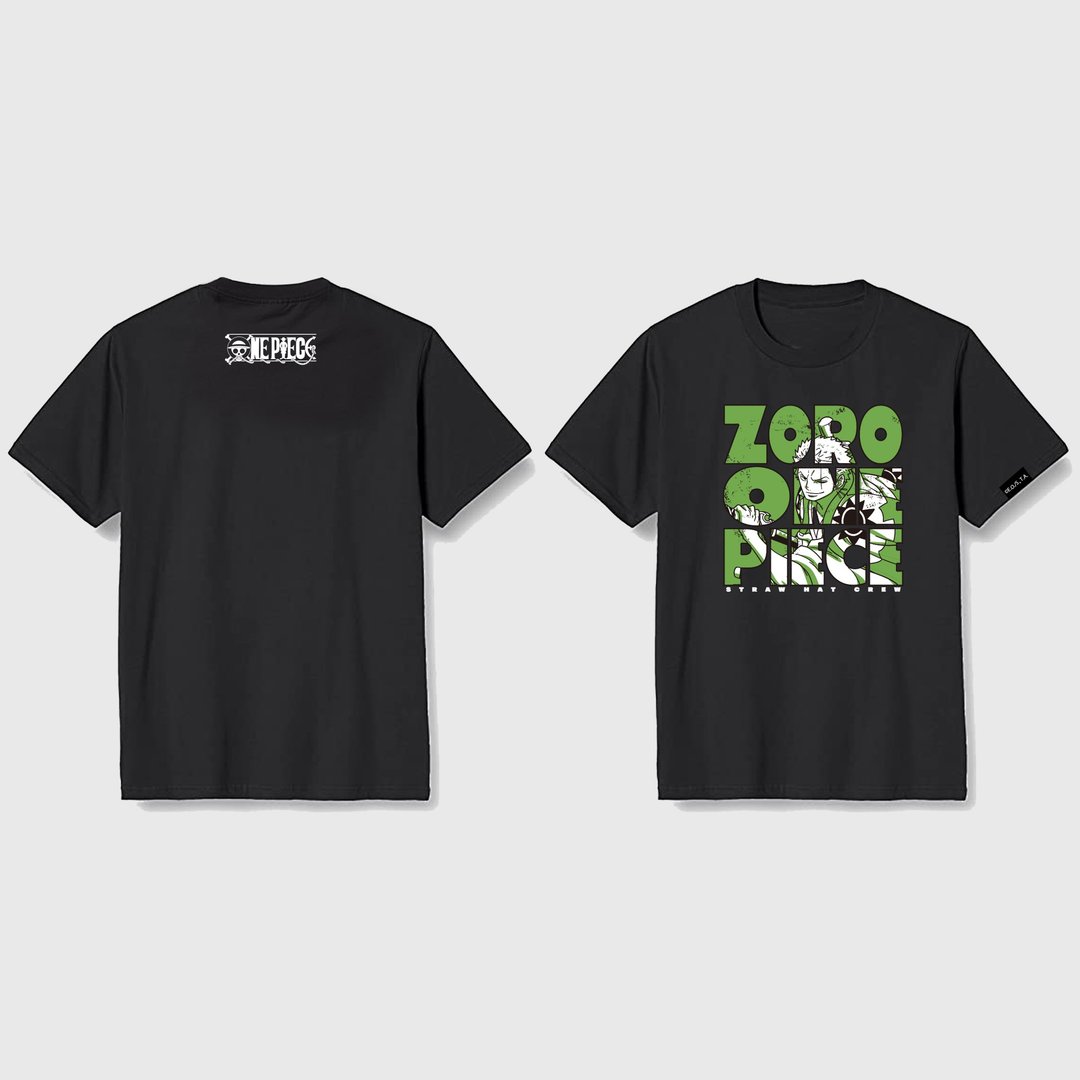 【ONE PIECE】海贼王官方授权周边产品 重磅圆领字母T恤 和之国T - 男装上衣/T 恤 - 棉 多色