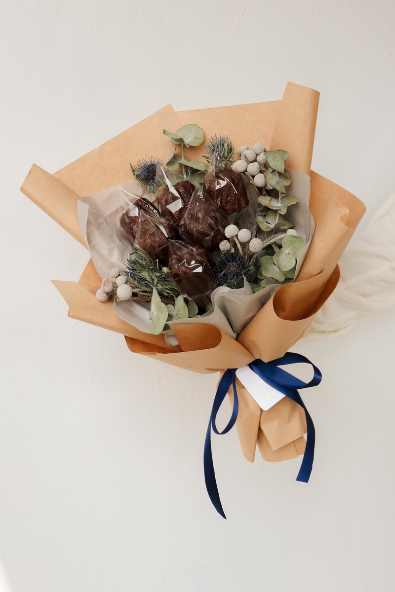 - 可丽露花束 - 甜点花束 创意花束 定制化花束 (台中可自取) - 干燥花/捧花 - 植物．花 咖啡色