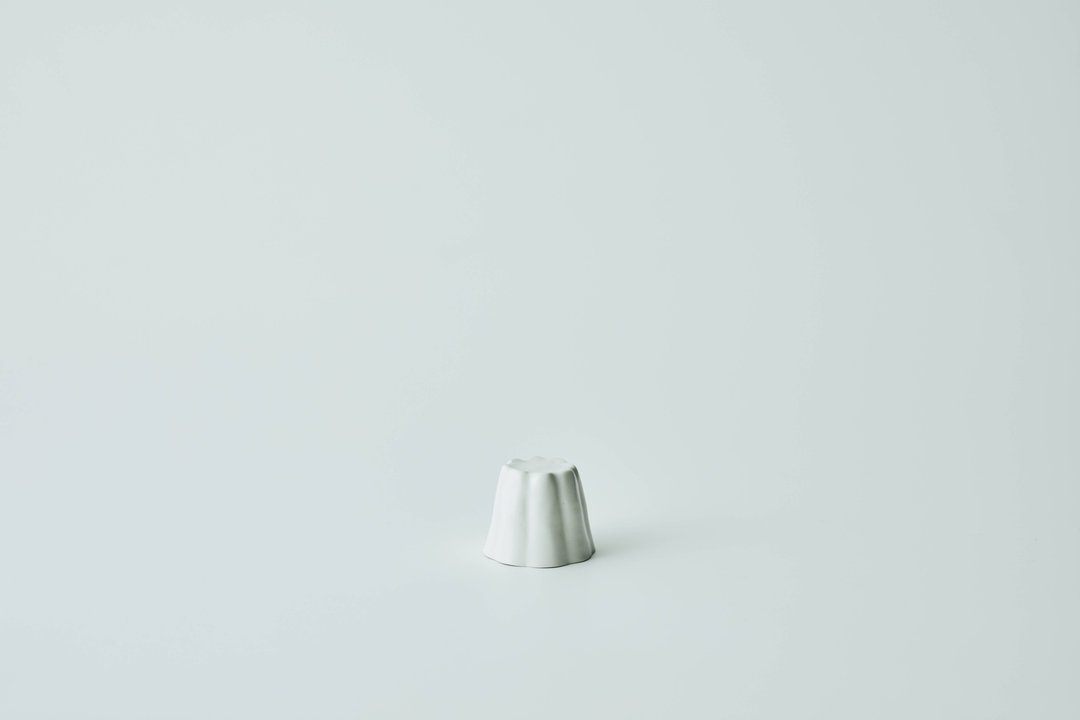 Canulé茶杯　白色的 - 茶具/茶杯 - 陶 白色