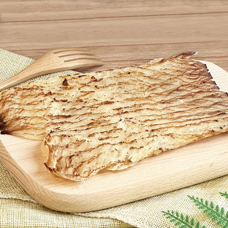 【恋恋蚵仔寮】碳烤鱿鱼片 (100g/包) - 零食/点心 - 其他材质 蓝色