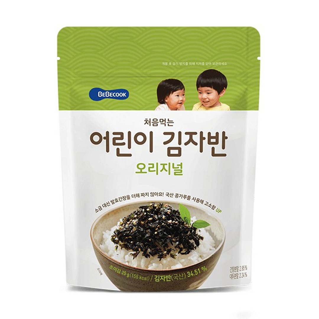 韩国【BEBECOOK】宝膳 幼儿初食海苔酥-原味(25g) - 玩具/玩偶 - 其他材质 