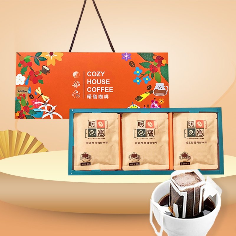 【暖窝咖啡】尊爵礼盒-Coffee Review 滤挂耳咖啡礼盒 (15入) - 咖啡 - 其他材质 咖啡色