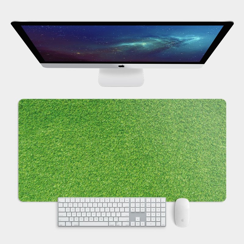【现货】 草皮 大尺寸 电竞鼠标垫 办公桌垫 027 - 鼠标垫 - 橡胶 绿色