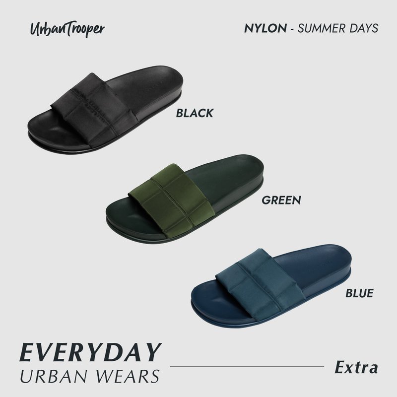 Urban Trooper Urban Wear 系列 - 拖鞋 - 真皮 