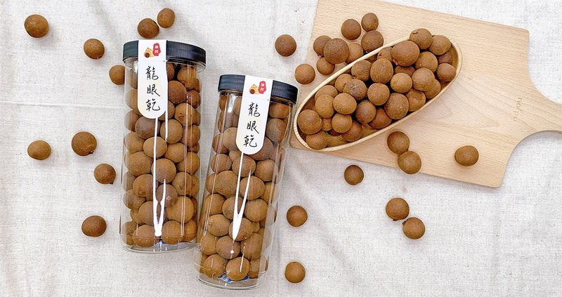 2021土窑柴烧 带壳龙眼干礼盒 (罐装300+-10g X2) - 零食/点心 - 塑料 咖啡色
