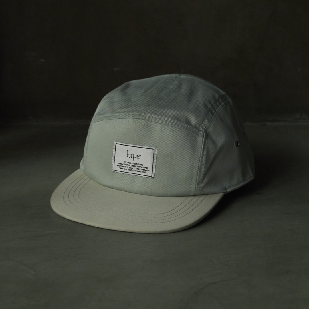 【Off-season sale】new sky blue and beige cap - 帽子 - 棉．麻 
