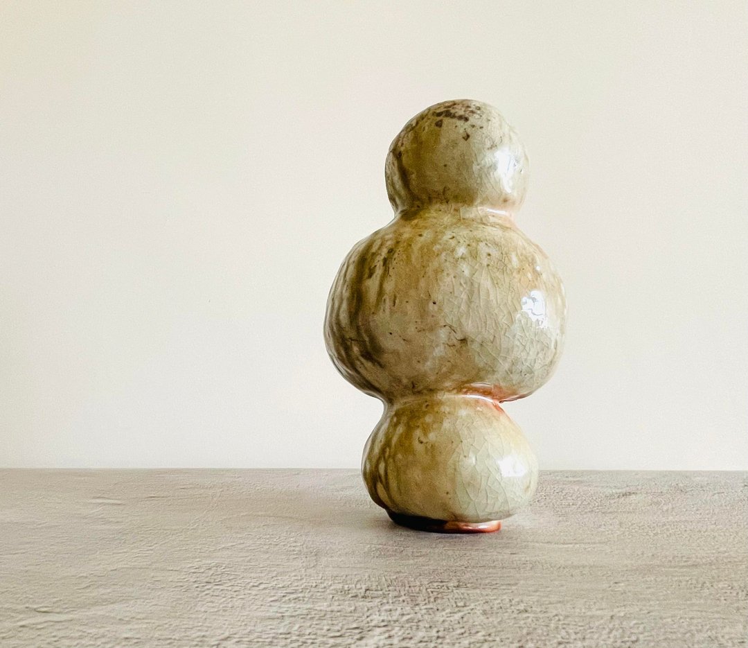 手作柴烧陶花器 - 三球体  / 家饰品 - 花瓶/陶器 - 陶 
