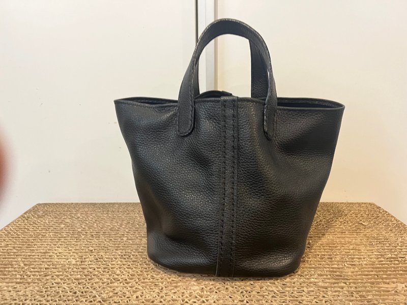 青菜西施包 - 手提包/手提袋 - 真皮 橘色