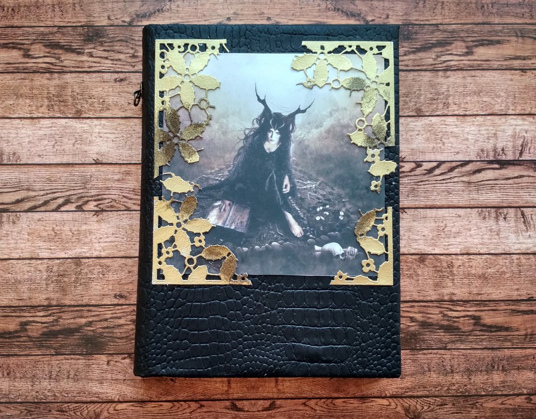 魔法之书 实用魔法 古老巫术书 女巫魔法书 日志 - 笔记本/手帐 - 纸 黑色