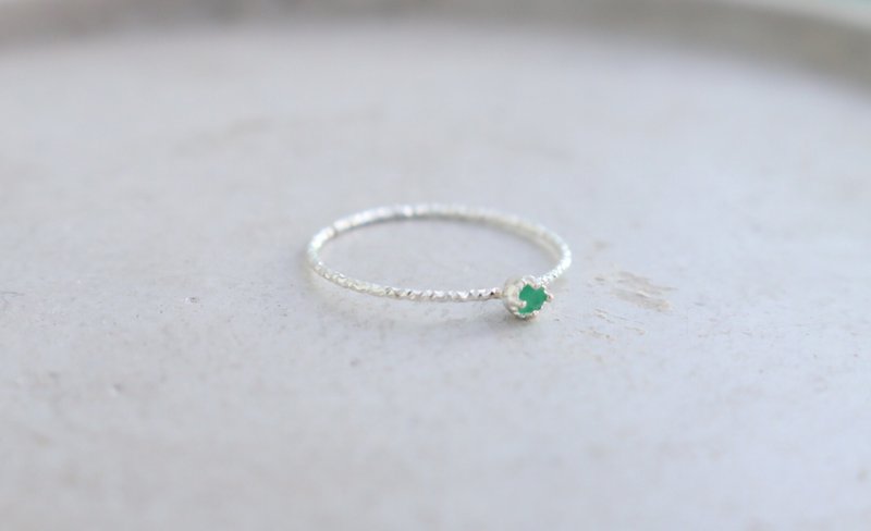 <☞ HAND IN HAND ☜> 碧玺-抓到你了 戒指 (0780) - 戒指 - 宝石 绿色