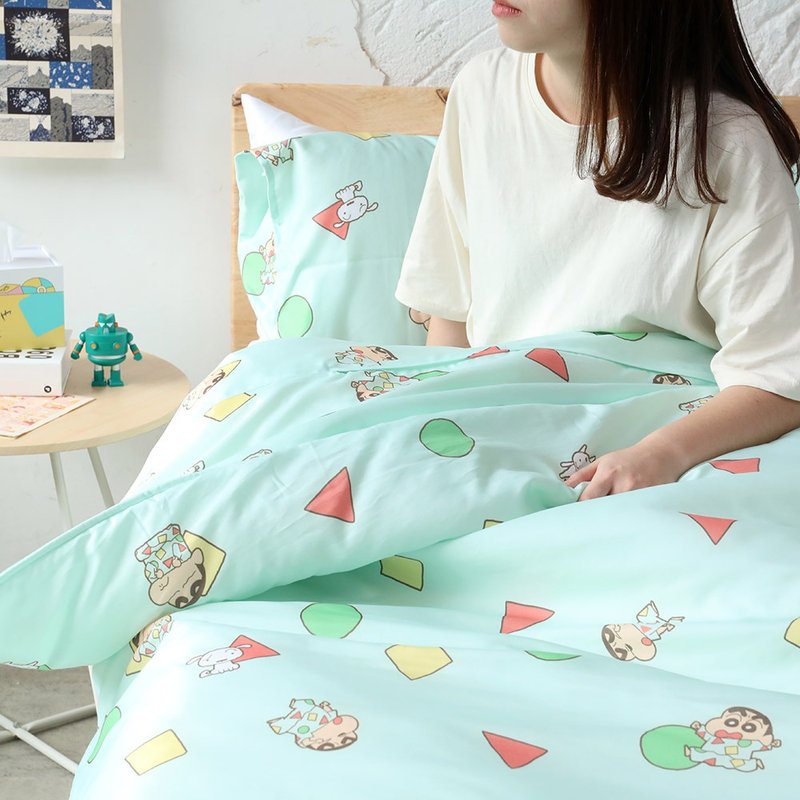 蜡笔小新睡衣100%天丝薄被套 单人-TENCEL天丝莱赛尔纤维寝具被子 - 寝具 - 其他材质 多色