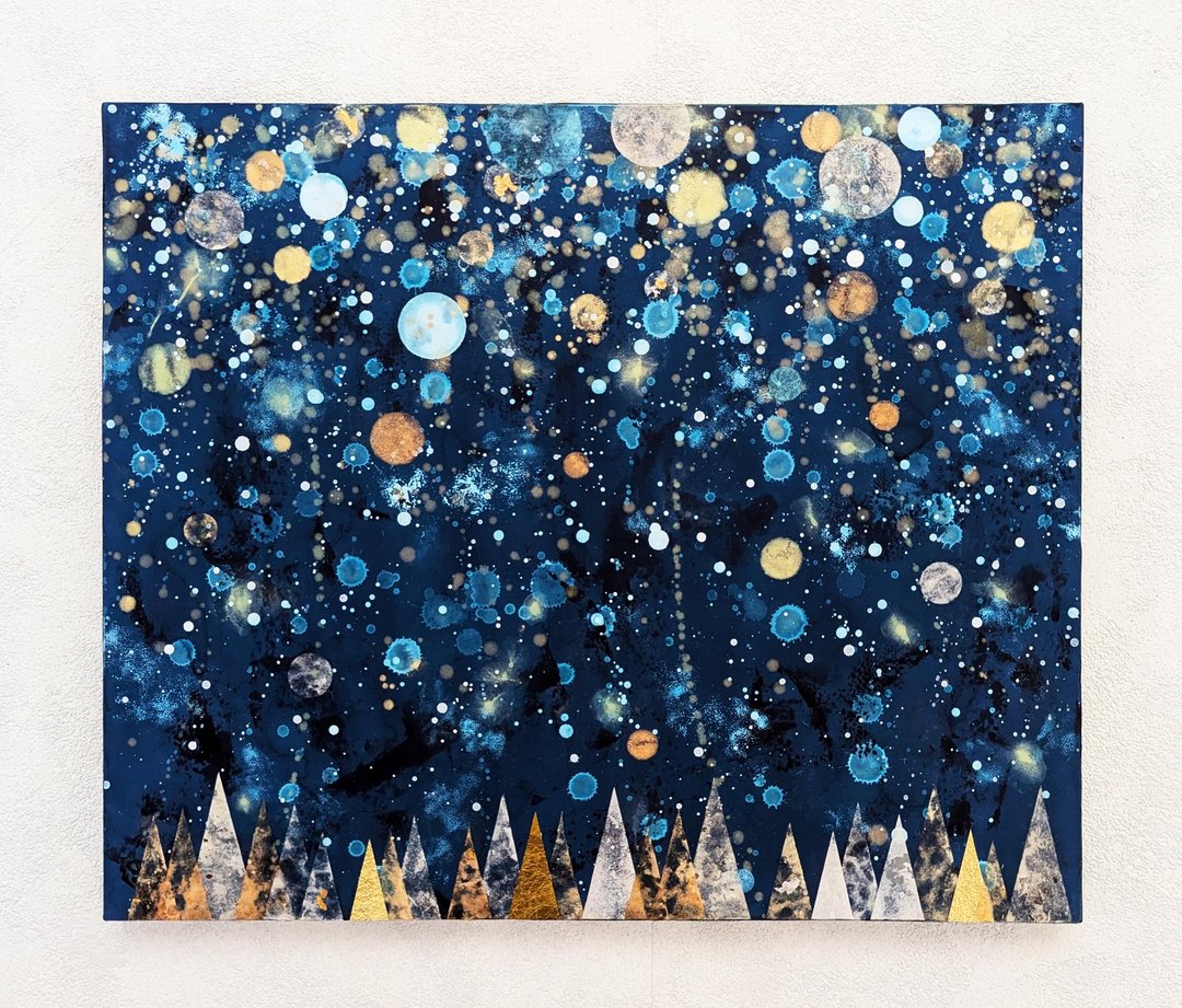 雪林F8压克力原画 - 海报/装饰画/版画 - 木头 蓝色