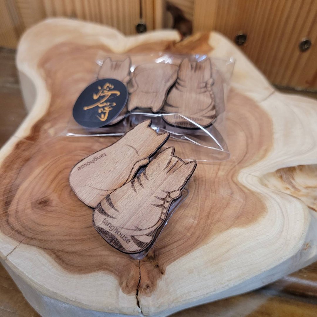 猫咪造型/木夹/透明夹/文具用品 - 其他 - 木头 