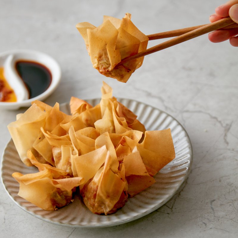 原味时代【低醣千张饺】剥皮辣椒千张饺(16颗/盒) - 熟食小吃 - 新鲜食材 白色