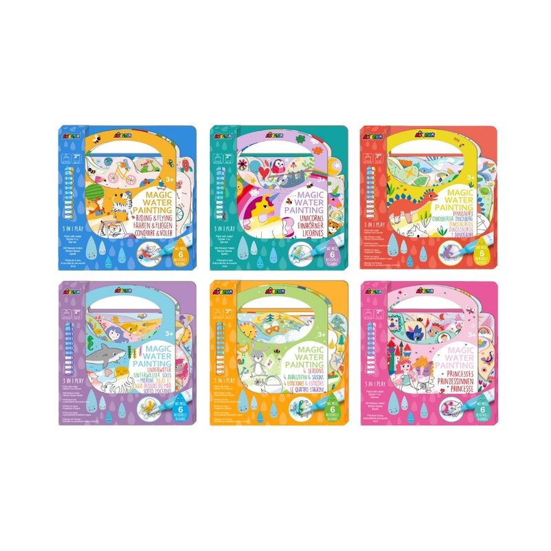 【德国Avenir Kids】我的神奇水画册系列(全系列六款) - 玩具/玩偶 - 纸 