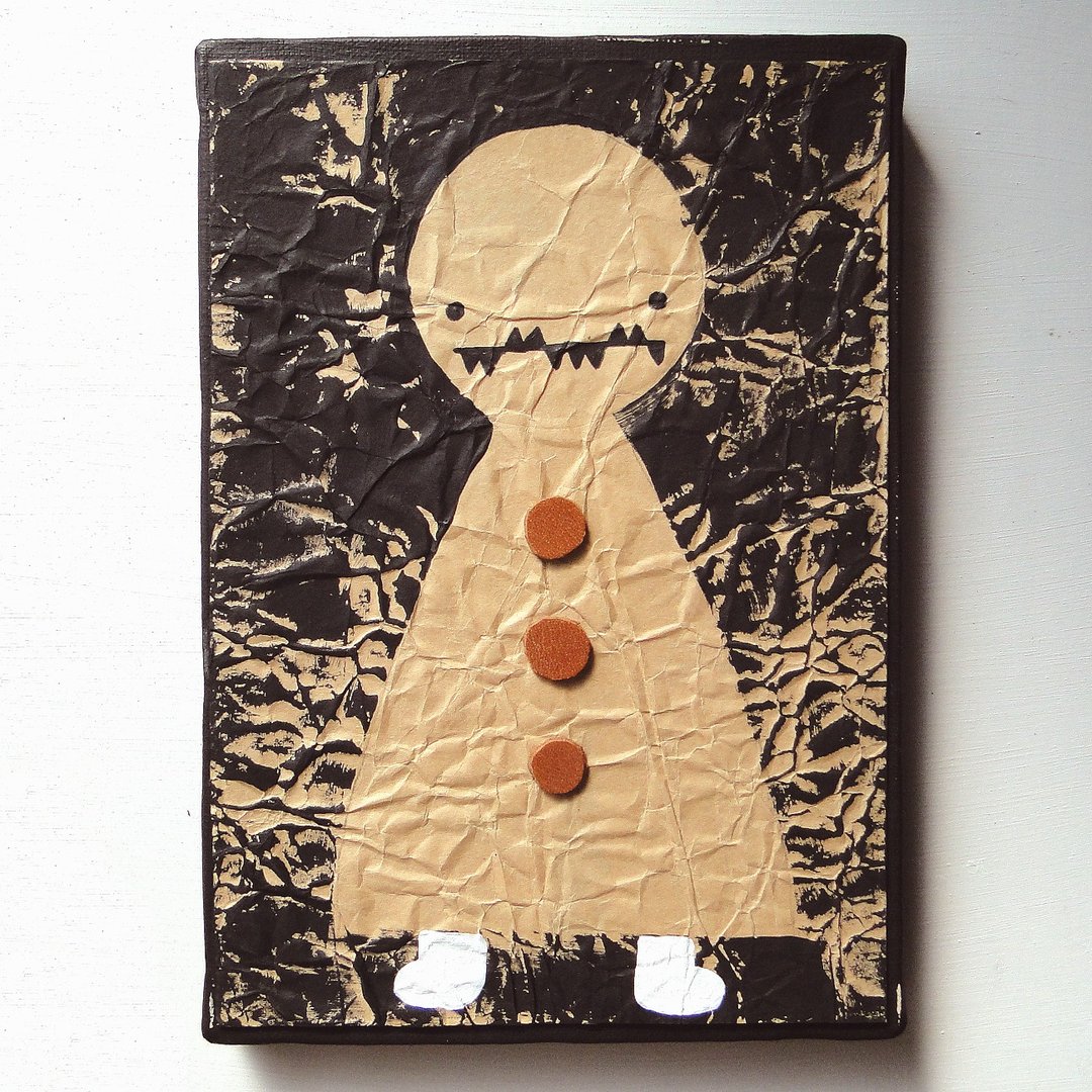 Damage Series Original Canvas No1 - 海报/装饰画/版画 - 纸 黑色