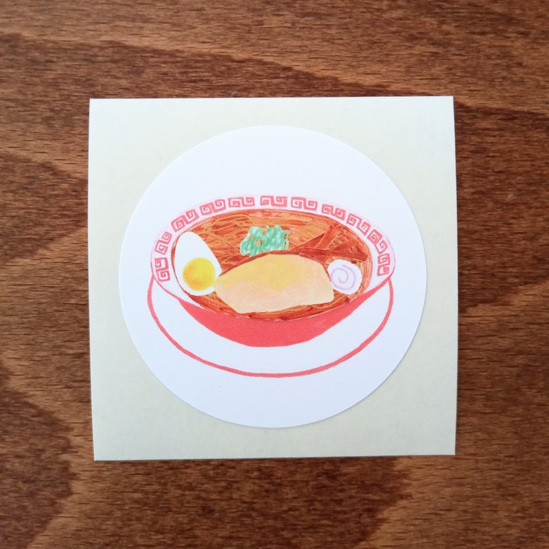 怀旧中华拉面贴纸 - 贴纸 - 防水材质 红色