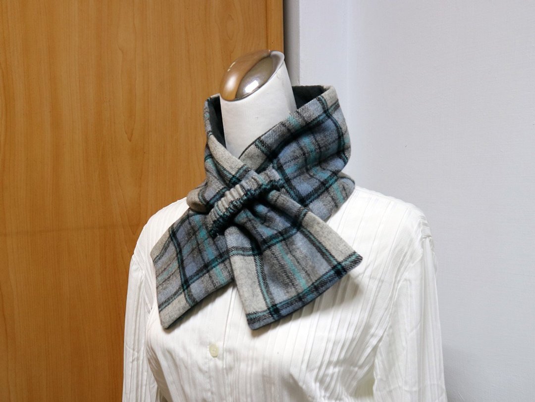 可调式短围巾.scarf 保暖围脖 双面双色 大人.小孩均适用 - 围巾/披肩 - 其他材质 