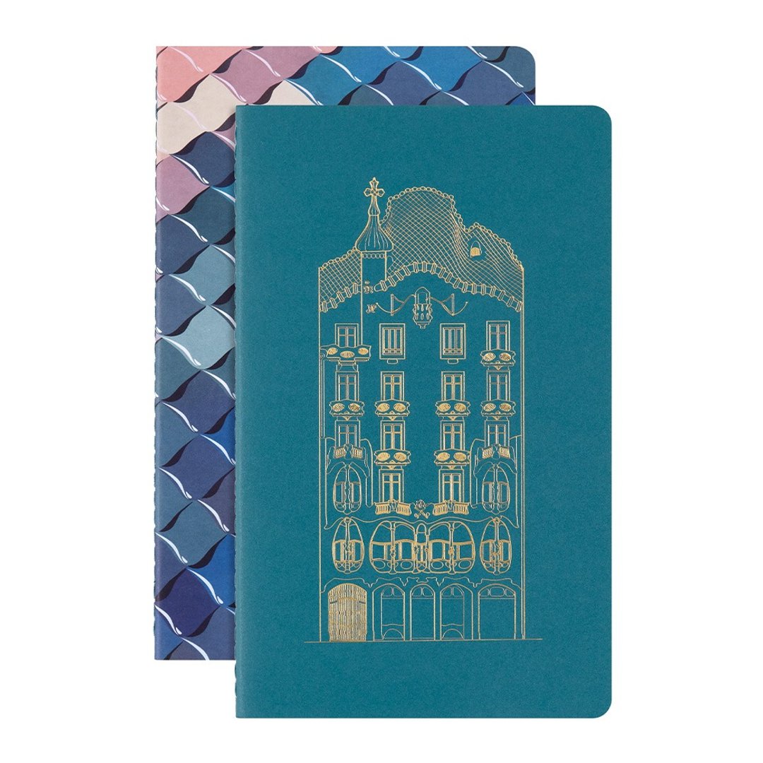 _勿上架_MOLESKINE 巴特娄之家美术馆限量轻便笔记本 L型横线 - 笔记本/手帐 - 纸 多色